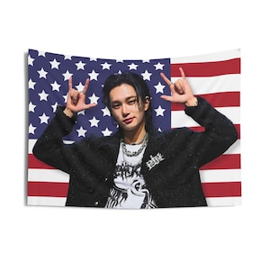 P1HARMONY Theo America Flag, P1harmony Tour 2024 Kpop Flag, P1harmony Killin It Merch, Gift Ideas for P1ece, Birthday Gift & Concert Merch