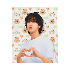 Skz Han Quokka Plush Blanket, Ate Stray Kids Kpop Blanket, Stray Kids Tour Merch, Gift Ideas for Stays, Birthday Gift & Concert Merch