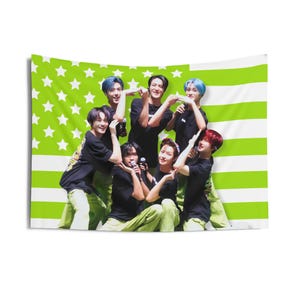 NCT Dream 7dream America Flag Banner, Smoothie Nct Dream Kpop Flag, Candy Nct Merch, Gift Ideas for Nctzen, Birthday Gift & Concert Merch