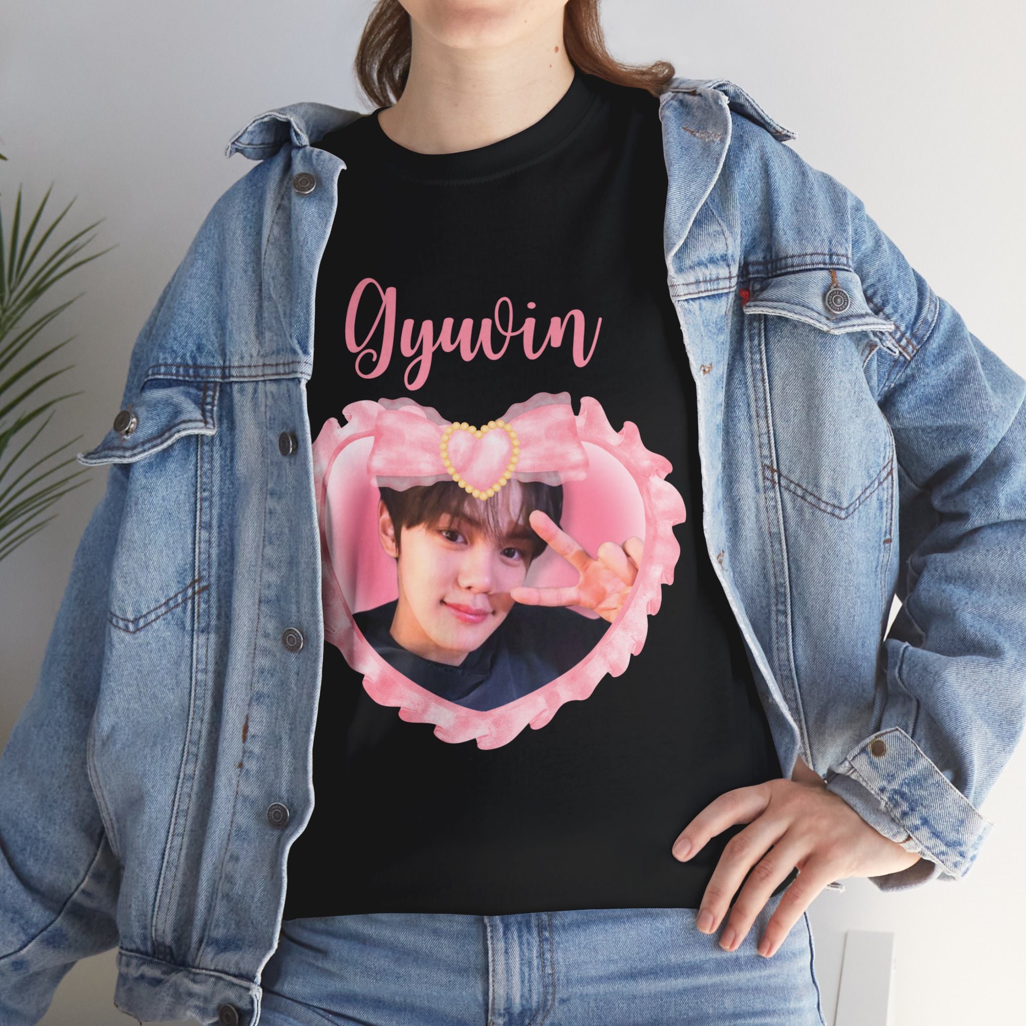 zerobaseone ソウルコンTシャツ Out of Love＋4cut ZB1 Gyuvin Coquette Bow Kpop Shirt, Zerobaseone Members
