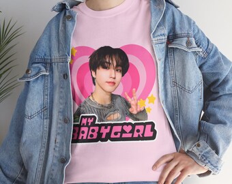 n.SSign ihanjun イハンジュン Tシャツ SKZ Han Selfie Y2k Babygirl Shirt, Stray Kids Han Long Hair