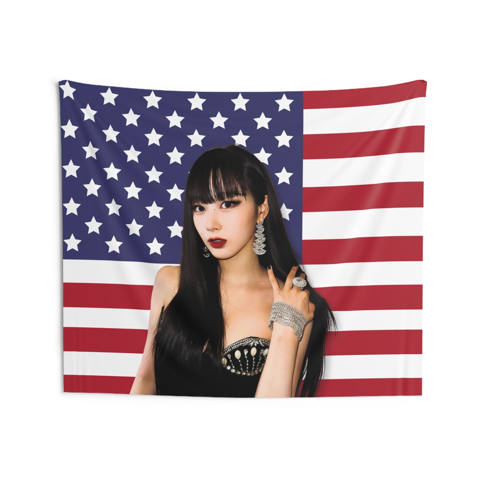 AESPA Giselle Bangs America Flag Banner, Aespa Giselle Drama Kpop Flag,  Aespa Album Merch, Gift Ideas for MY, Birthday Gift & Concert Merch - Etsy