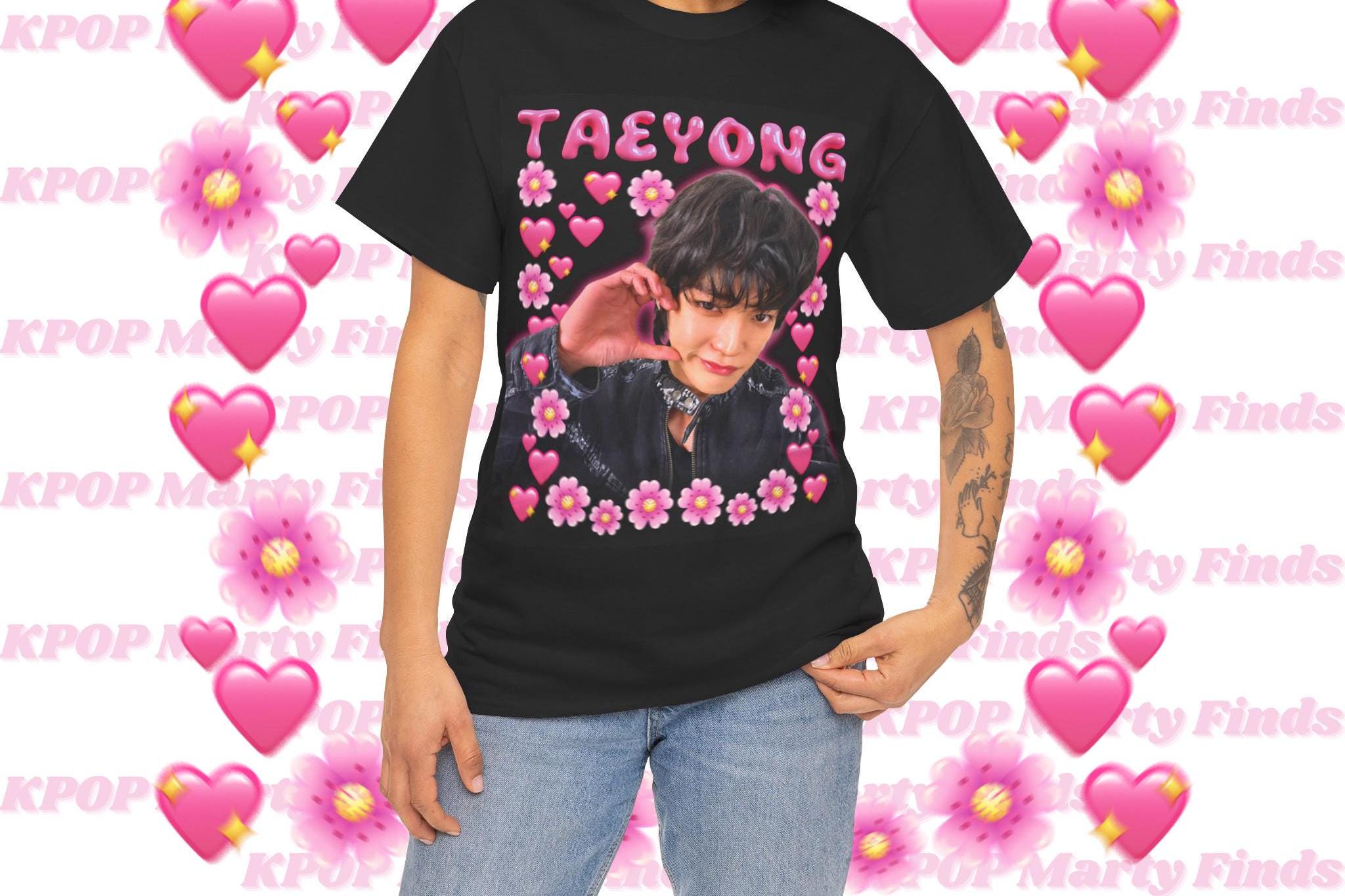 NCT 127 Taeyong Heart Emoji Shirt, Nct Members Kcon Taeyong Cute