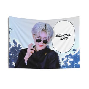 ZB1 Ricky Anime Cosplay Flag Banner, Zerobaseone Members Custom Kpop Flag, ZB1 Merch, Gift Ideas for Zerose, Birthday Gift & Concert Merch
