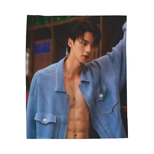 Manta Song Kang My Demon, Merch de Song Kang Kdrama, Regalo para fan de Song Kang, Ideas de regalos para fanáticos de Song Kang Kdrama