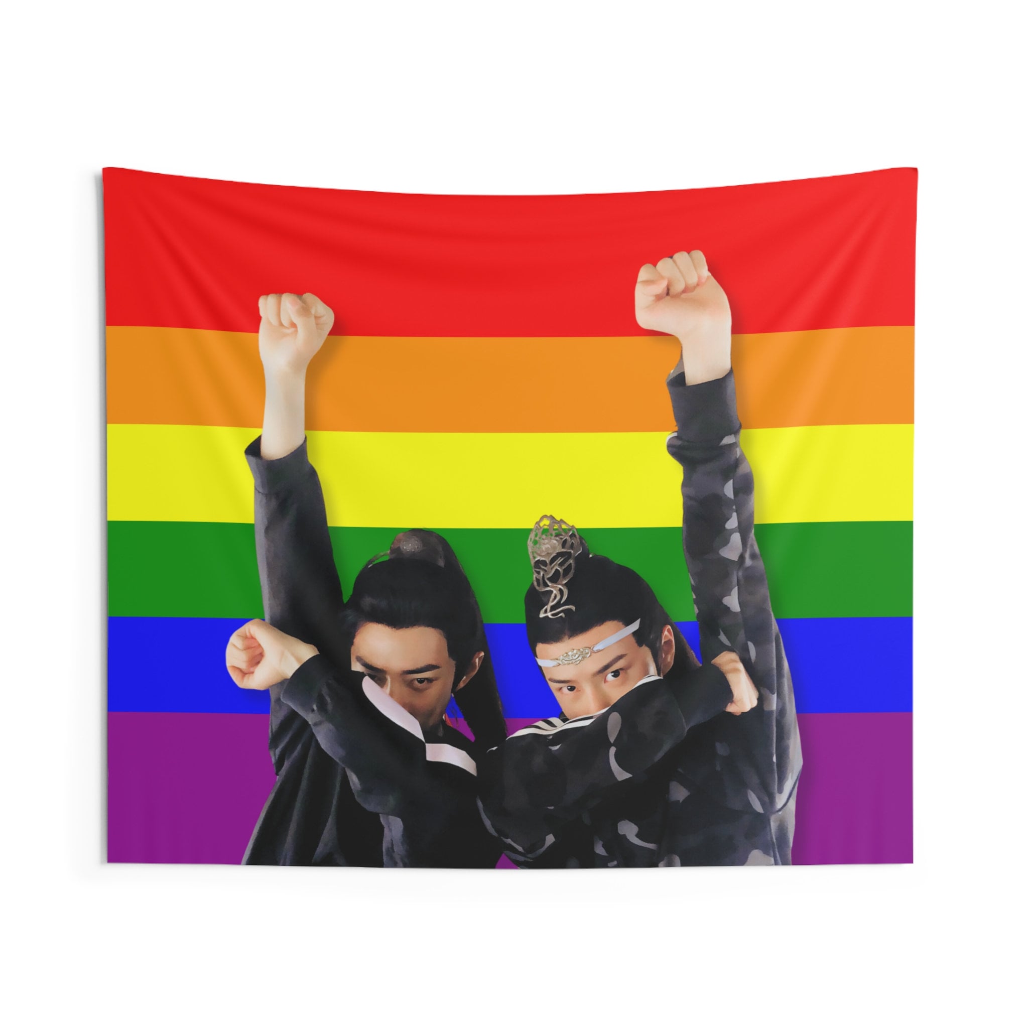 Wang Yibo Xiao Zhan Pride Flag Banner, the Untamed Cdrama Flag