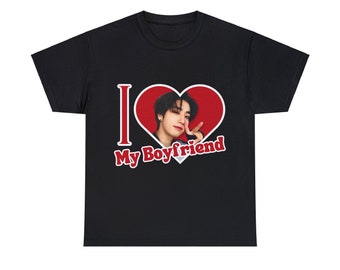 STRAY KIDS Han I Love My Boyfriend Shirt, Custom SKZ Han Jisung