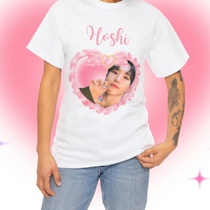 SEVENTEEN Hoshi Coquette Bow Kpop Shirt, SVT Tour 2024 Merch, Nana Tour Svt Shirt, Gift Ideas for CARATS, Birthday Gift & Concert Merch