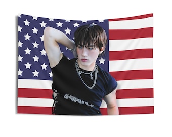 The Boyz Eric Insane Look American Flag, the Boyz Concert Banner