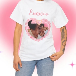 ASTRO Cha Eunwoo Coquette Bow Kpop Shirt, Cha Eun Woo Kdrama 2024 Merch, Kdrama Shirt, Gift Ideas for Aroha, Birthday Gift & Concert Merch