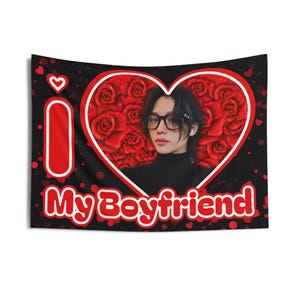 Skz Felix I Love My Boyfriend Banner, Stray Kids Members Kpop Flag, Skz Tour 2025 Merch, Gift Ideas Stays, Birthday Gift & Concert Merch