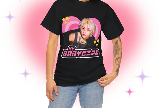 SKZ Felix Blonde Y2k Babygirl Shirt, Stray Kids Felix Merch, SKZ