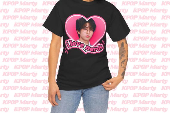 SKZ Han Jisung I Love Nerds Shirt, Stray Kids Tour 2024 Han Jisung