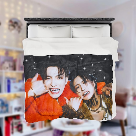 Ateez マッツ・ホンジュン・ソンファ ぬいぐるみブランケット、Ateez 