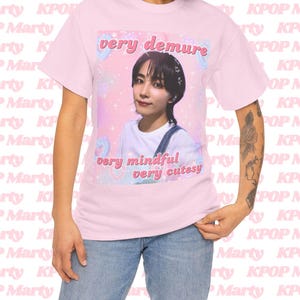 SVT Jeonghan Demure Kpop Shirt, Seventeen Members Tee, Seventeen 2024 Tour Kpop Merch, Gift Ideas for Carats, Birthday Gift & Concert Merch