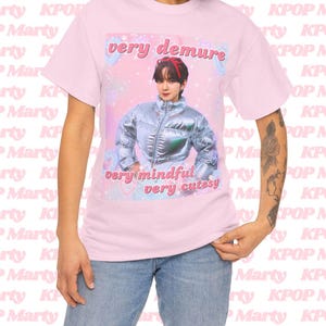Ateez Yeosang Cute Demure Kpop Shirt, Ateez Members 2024 Tour Kpop Merch, Gift Ideas for Atiny, Birthday Gift & Ateez Concert Merch