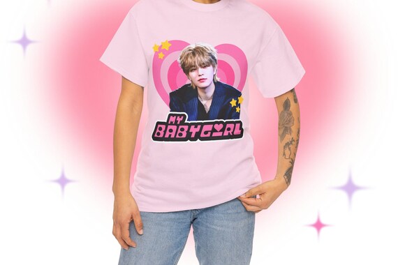SKZ Seungmin Blonde Y2k Babygirl Shirt, Stray Kids Seungmin Mullet