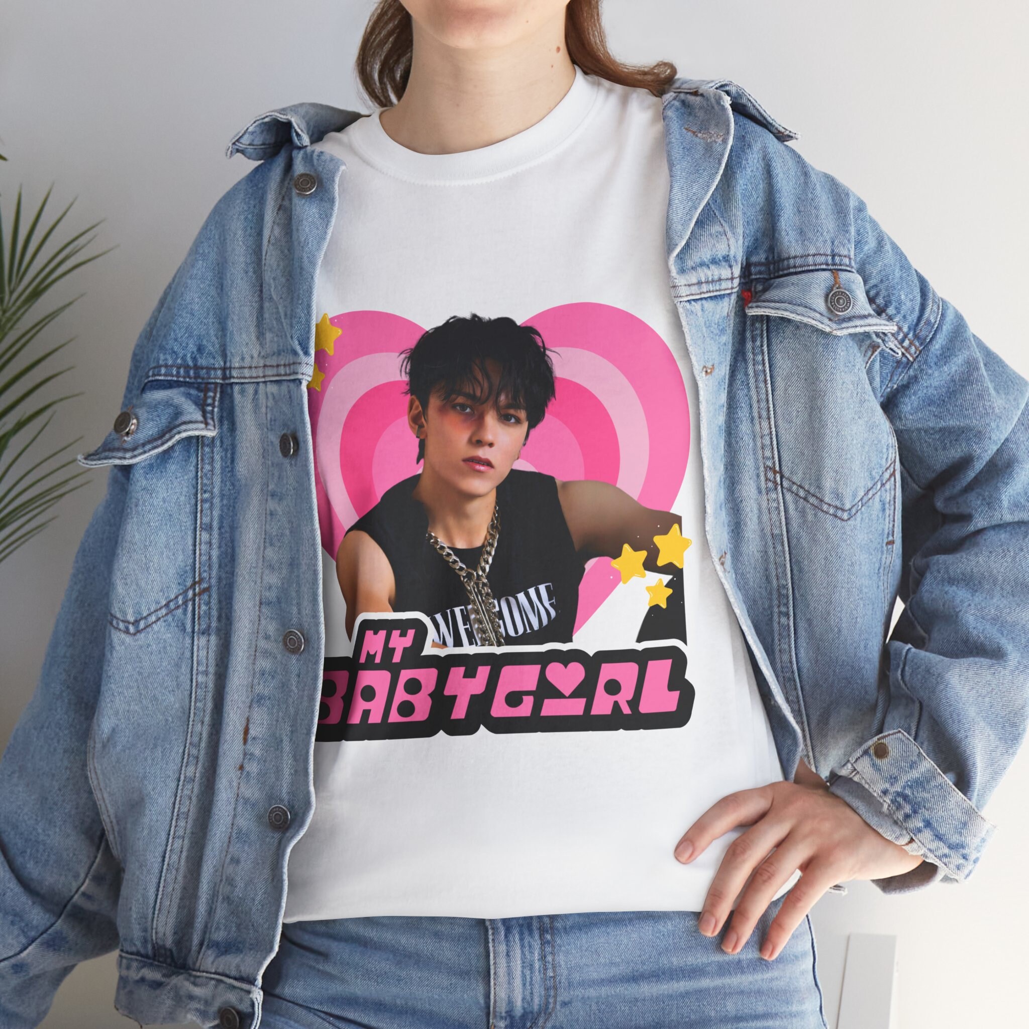 Svt Vernon Emo Shirt, Seventeen Vernon Y2k Babygirl Bootleg