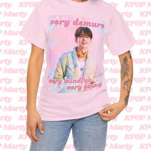 SVT Joshua Demure Kpop Shirt, Seventeen Members Tee, Seventeen 2024 Tour Kpop Merch, Gift Ideas for Carats, Birthday Gift & Concert Merch
