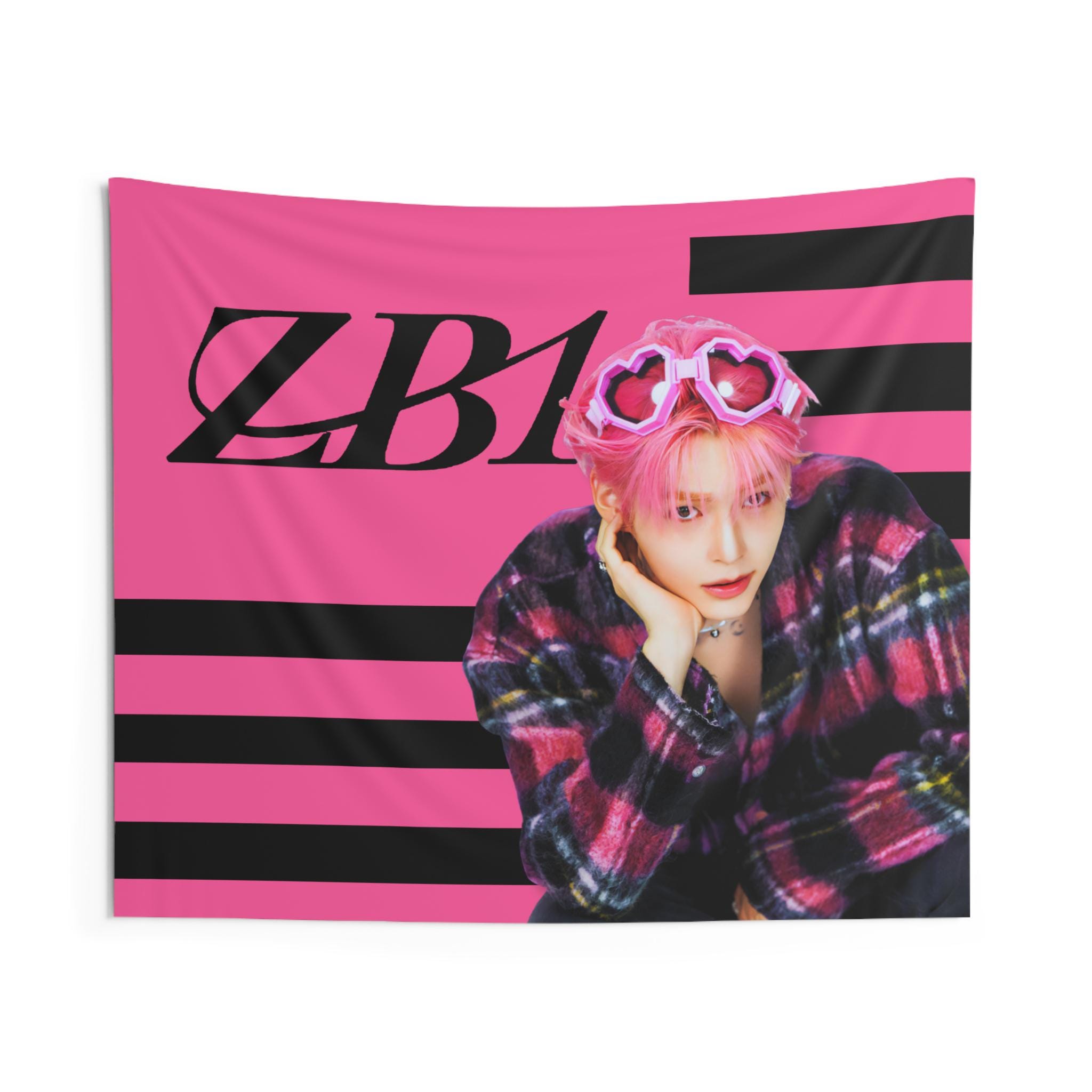 Zb1 ハンビン ピンクヘア コンサートバナー、Zerobaseone メンバー