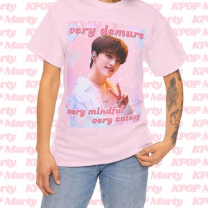 SVT Dino Demure Kpop Shirt, Seventeen Members Tee, Seventeen 2024 Tour Kpop Merch, Gift Ideas for Carats, Birthday Gift & Concert Merch
