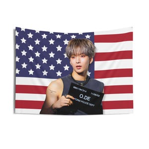 Xdinary Heroes O.de America Flag, XH Band Kpop Banner, Xdinary Heroes Tour 2025 Merch, Gift Ideas Villains, Birthday Gift & Concert Merch
