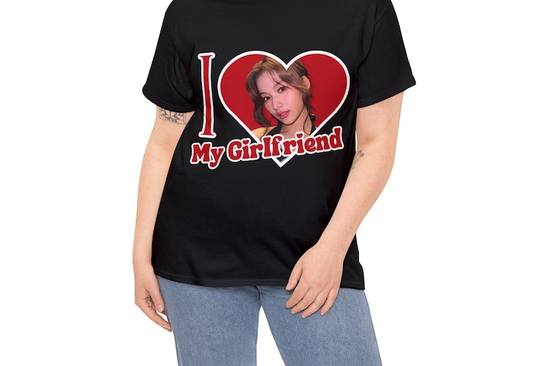 TWICE Sana I Love My Girlfriend Shirt, Custom TWICE Sana Cute Photo Merch, Gift Ideas for Kpop Fans ONCE image 3