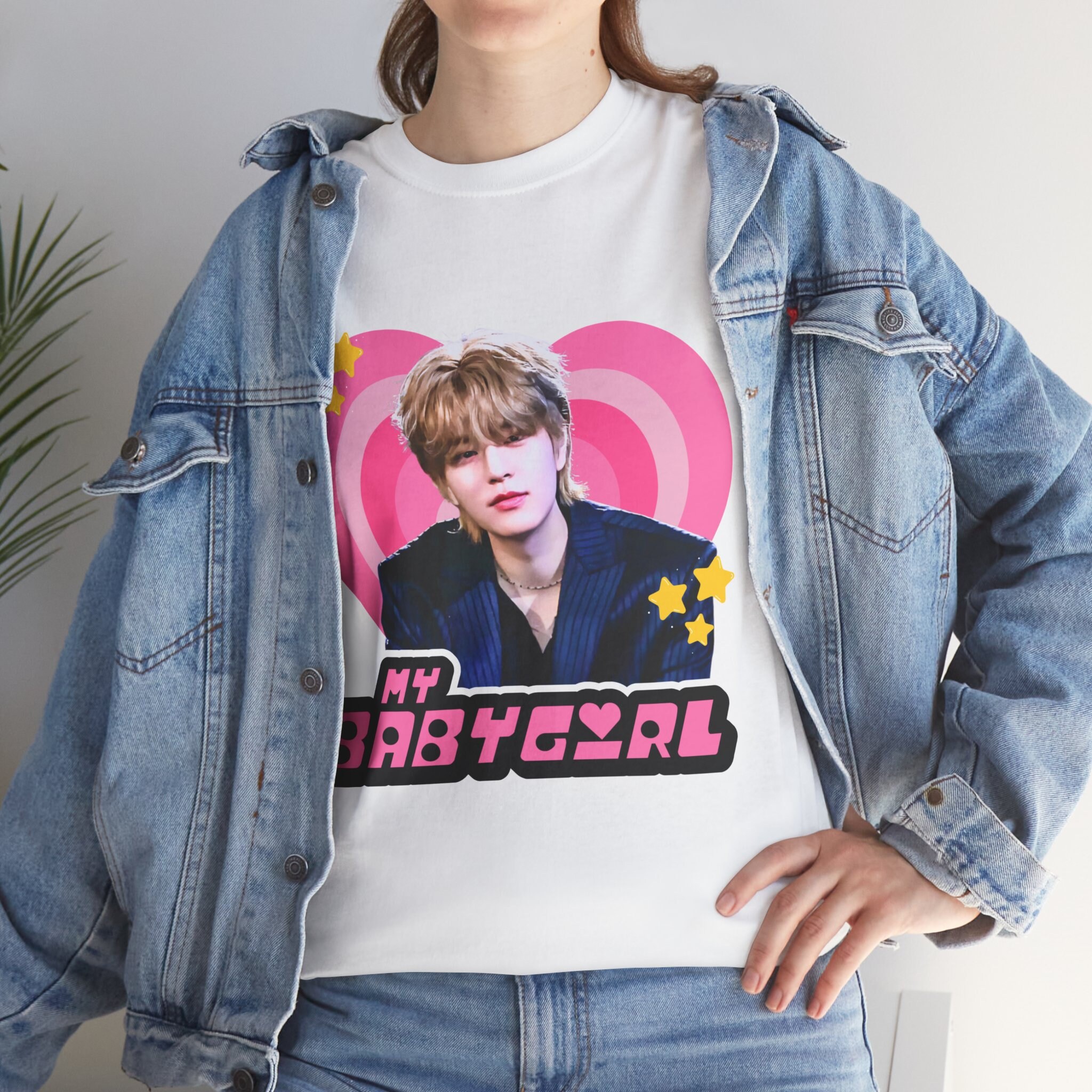 SKZ Seungmin Blonde Y2k Babygirl Shirt, Stray Kids Seungmin