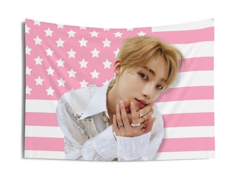 The Boyz Sunwoo Stunning Visuals American Flag, the Boyz Sunwoo
