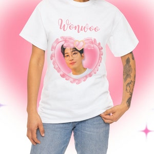 SEVENTEEN Wonwoo Coquette Bow Kpop Shirt, SVT Tour 2024 Merch, Nana Tour Svt Shirt, Gift Ideas for CARATS, Birthday Gift & Concert Merch