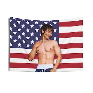 Shinee Minho Waterbomb America Flag, Choi Minho Kpop Flag, Shinee Members Merch, Gift Ideas for Shawols, Birthday Gift & Concert Merch