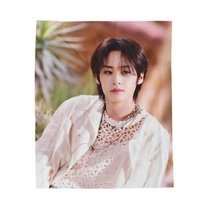 Skz Lee Know Magazine Plush Blanket, Ate Stray Kids Kpop Blanket, Stray Kids Tour Merch, Gift Ideas for Stays, Birthday Gift & Concert Merch