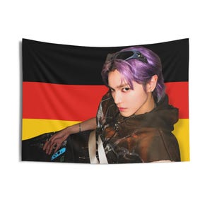 NCT 127 Taeyong Switch Germany Flag Banner, Nct Members Kpop Flag, Fact Check Nct Merch, Gift Ideas NCtzens, Birthday Gift & Concert Merch