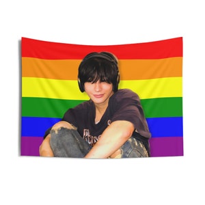 Riize Anton Studio Pride Flag Banner, Riize Members Kpop Flag, Siren Riize Merch, Gift Ideas for Briize, Birthday Gift & Concert Merch