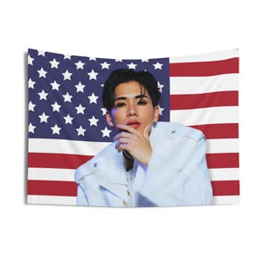 PSYCHIC FEVER Members Banner, Just Like That Jpop Flag