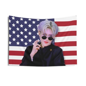 スーパーセール 半額 Cowboy Ricky Zb1 America Members Zerobaseone Banner, Flag ミュージシャン