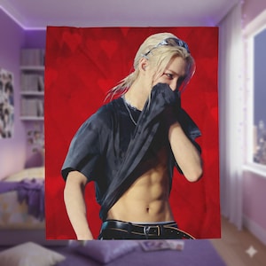 Stray Kids Blanket Felix Abs - Etsy