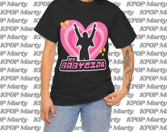 Camiseta personalizada de Kpop Y2K Babygirl, merchandising pirata de ídolos fotográficos