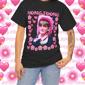 Ateez Hongjoong Shirt, Ateez Tour Cute Y2k Emoji Bootleg Merch Shirt, Gift Ideas for Atiny, Birthday Gift & Concert Merch, Ateez Tour Shirt