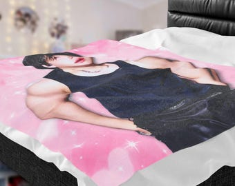 Skz チャンビン ブラックタンクトップブランケット - Etsy 日本