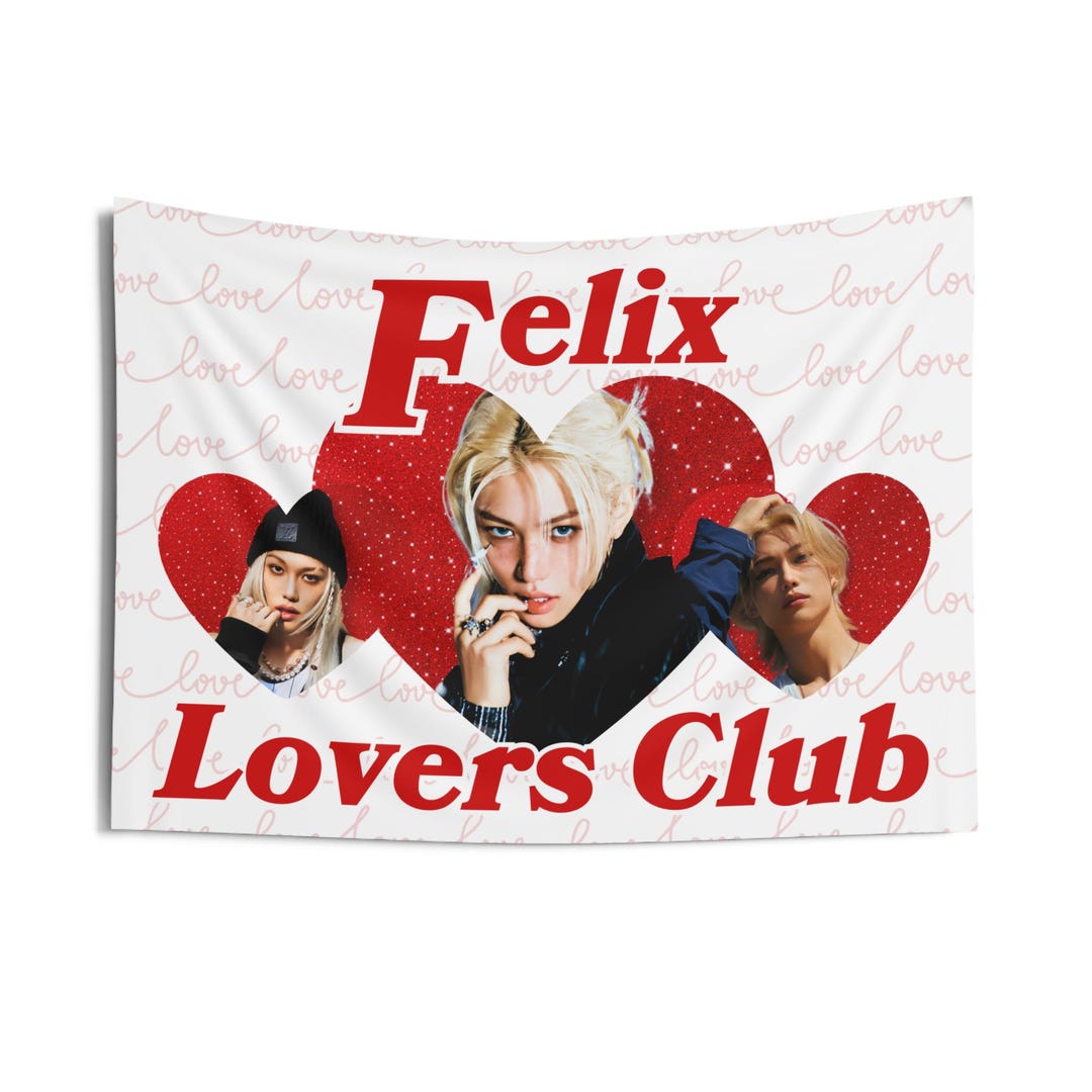 Felix Collage Flag Banner: Stray Kids Kpop Tapestry - Etsy