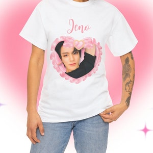 NCT Jeno Shirt, NCT Jeno Coquette Bow Kpop Bootleg Merch Shirt, Gift Ideas for NCTzen, Birthday Gift & Concert Merch, NCT Tour 2024