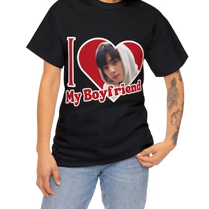 Cha Eunwoo I Love My Boyfriend Shirt, Custom Kdrama Cha Eunwoo Photo Merch, Gift Ideas for Kpop Fans Cha Eunwoo