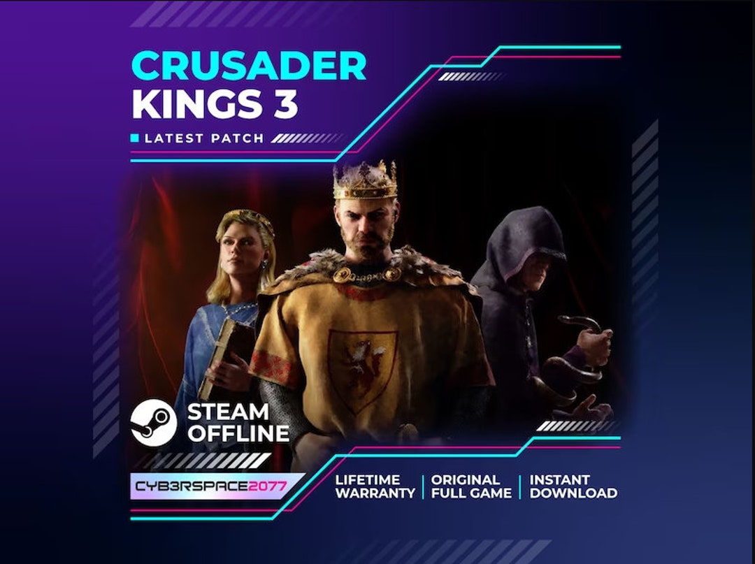 Crusader Kings 3 Steam Offline Instant Download Shared Acc Etsy UK