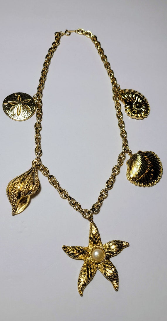 KJL for Avon Royal Sea Charm Necklace