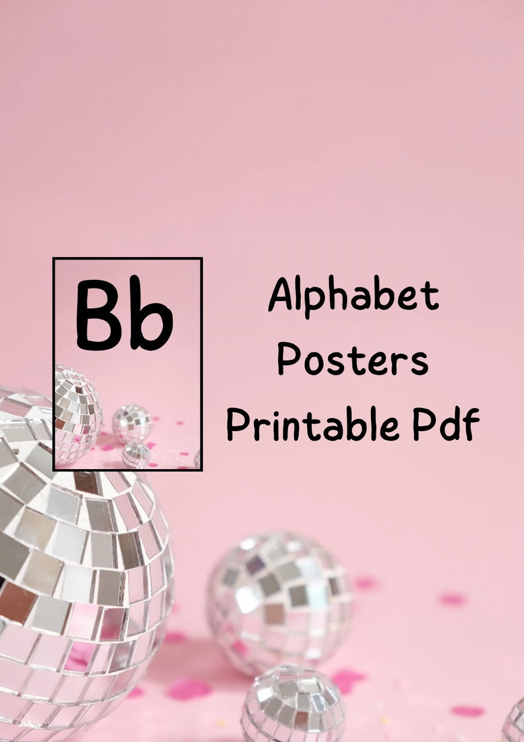 Printable Alphabet Posters, Classroom Decor, Letter Posters, Digital