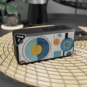 Altavoz Bluetooth Jabba, altavoz para exteriores, altavoz para playa, altavoz personal, altavoz portátil, altavoz con diseño abstracto