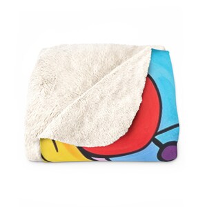 Superhero Inspired Winter Blanket | Sherpa Fleece Blanket I Soft Plush Couch Throw Blanket | Fleece Bed Cover I  Warm Sherpa Fleece Blanket