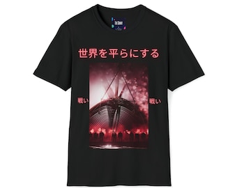 Camiseta Attack on Titan Rumbling, camiseta do anime Eren Yeager