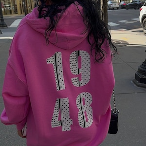Keffiyeh 1948 Hoodie | Palestinian Pride